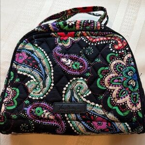 Vera Bradley Black Kiev Paisley Travel Jewelry Organizer NWOT (retired print)